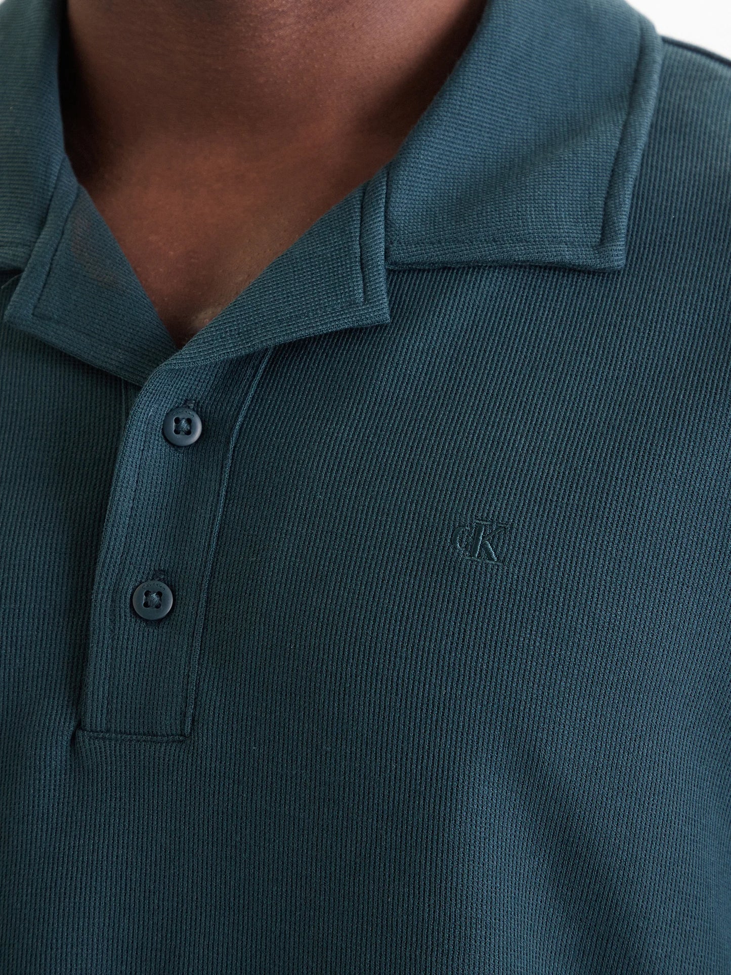Micro Waffle Polo Calvin Klein