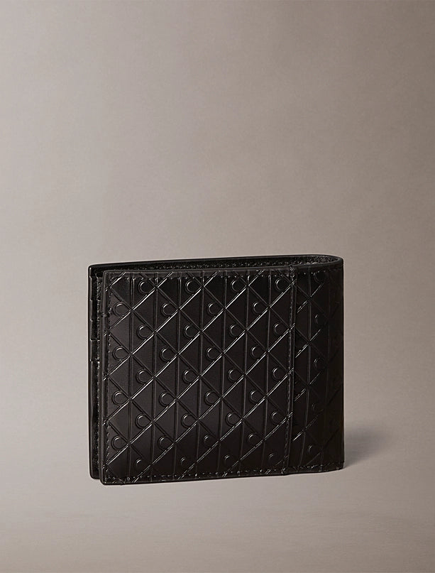 Embossed Billfold Coin Calvin Klein