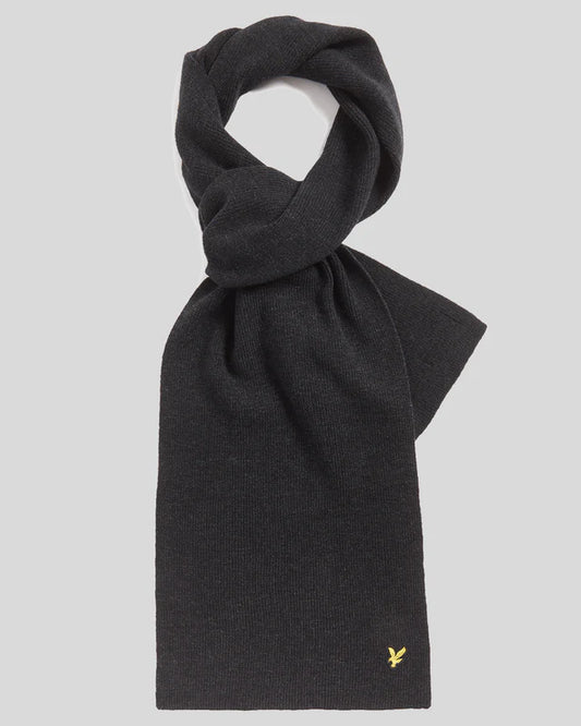 Lambswool Ribbed Scarf Lyle e Scott