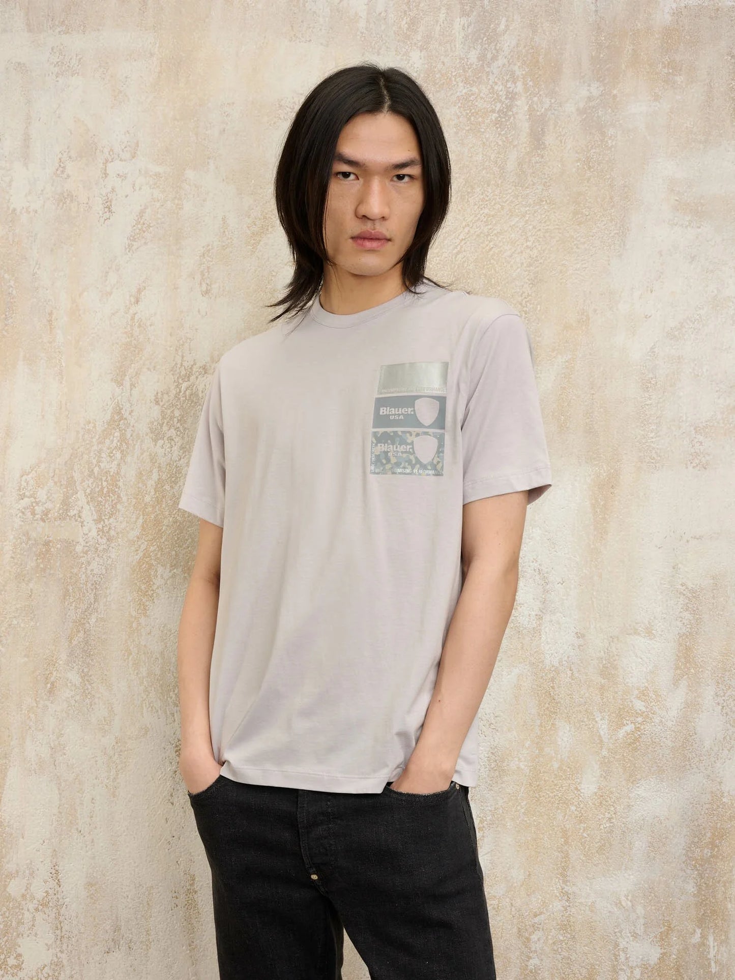 T-Shirt Palmer Blauer