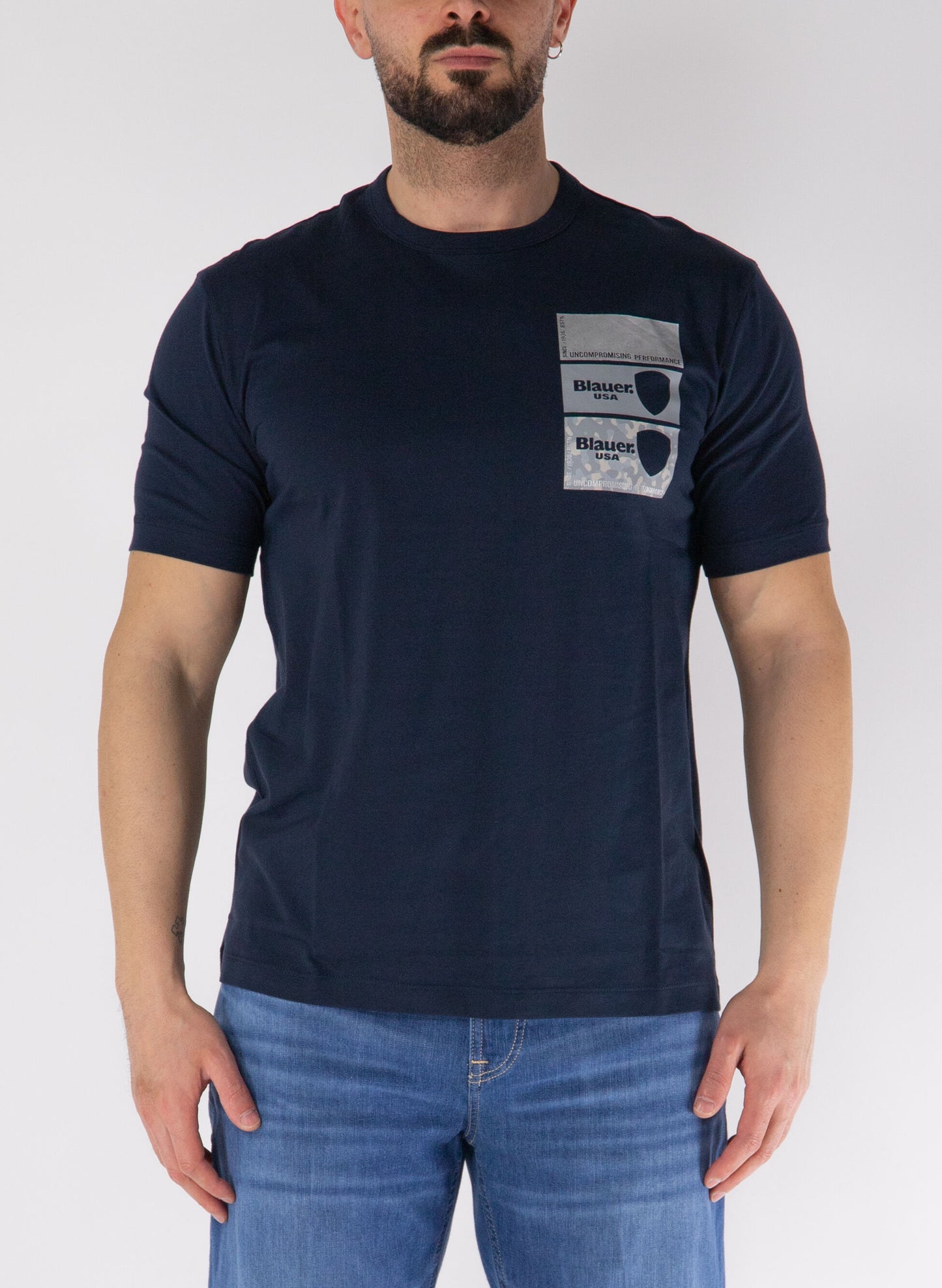T-Shirt Palmer Blauer
