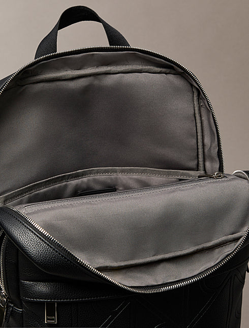 Emblem Emboss Round Backpack Calvin Klein