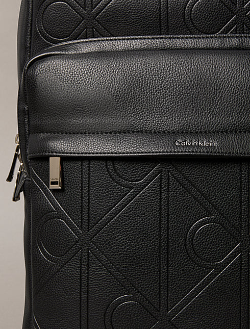 Emblem Emboss Round Backpack Calvin Klein