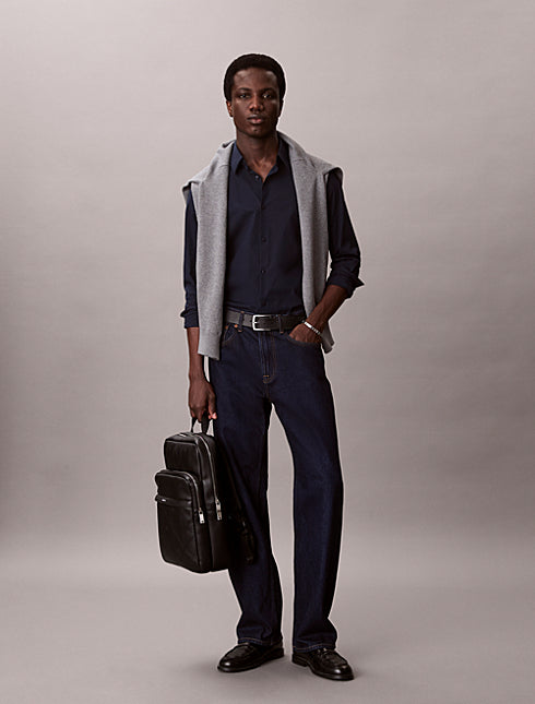 Emblem Emboss Round Backpack Calvin Klein