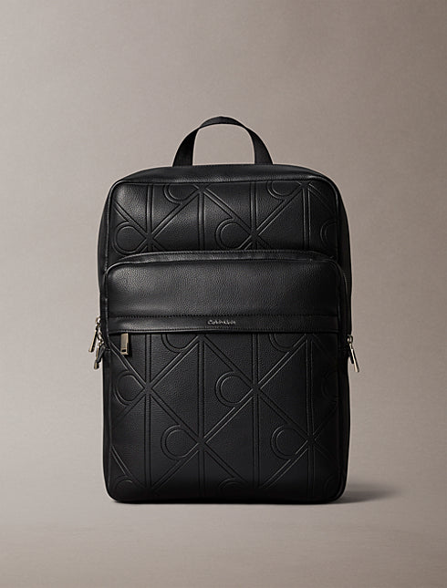 Emblem Emboss Round Backpack Calvin Klein