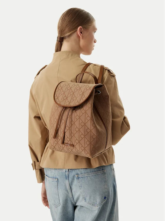 Emblem Jacquard Backpack Calvin Klein